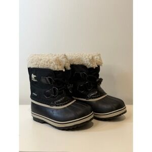 Children's Sorel Yoot Pac Nylon Waterproof Boot, Snow, Rain, Sherpa Cuff, 9